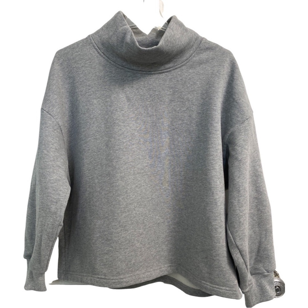 Nap Loungewear Oversized Boxy Heather Gray Sweatshirt Size Small New — image 7 of 8